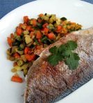 Bar grill� au gingembre