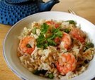 Riz parfumé aux crevettes
