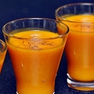Crème de potiron au lait de coco